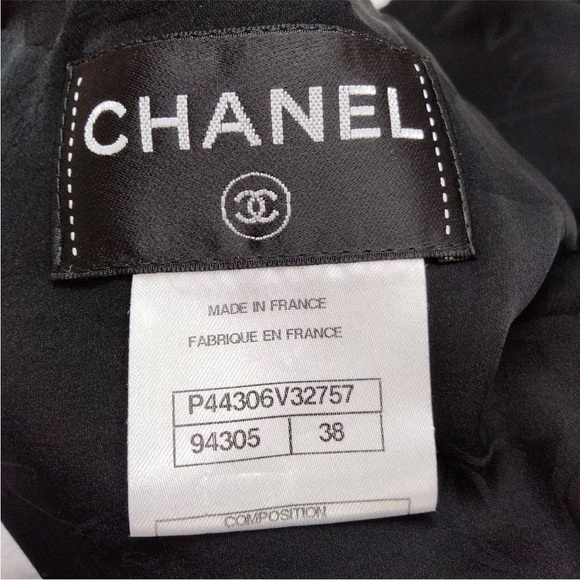 Chanel: Camellia Flower Bow Ribbon Tie Wool Dress (RARE) - Picture 10 of 16